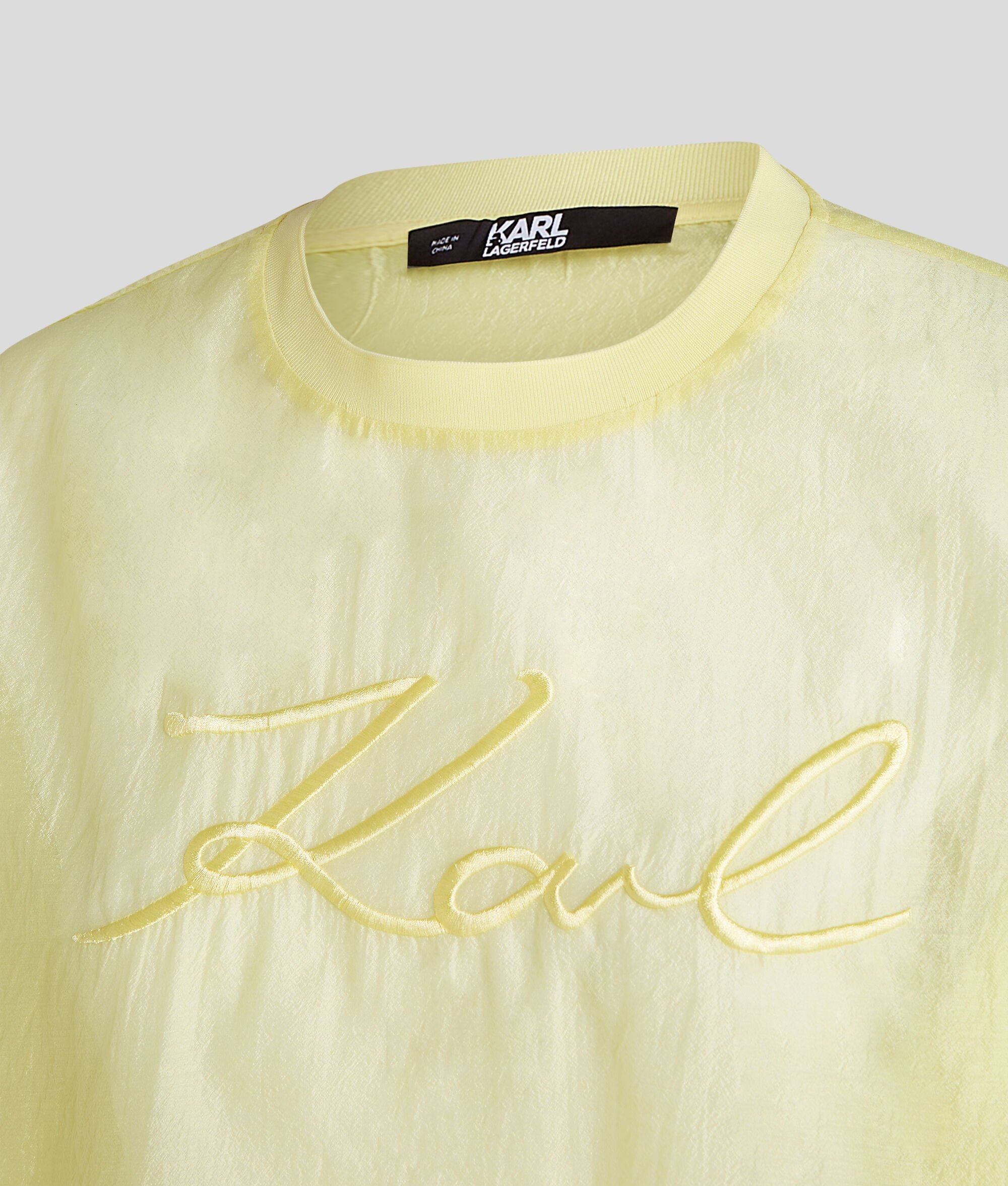 (image for) Sophisticated Karl Signature Organza T-Shirt